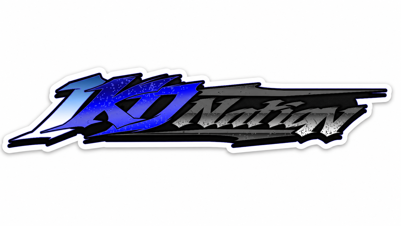 1KD Nation Slap Stickers