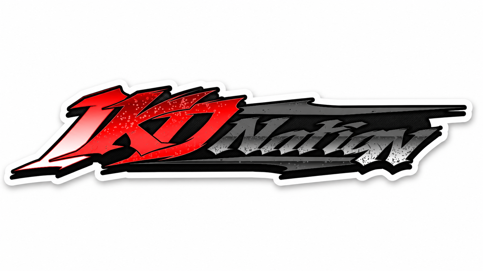 1KD Nation Slap Stickers