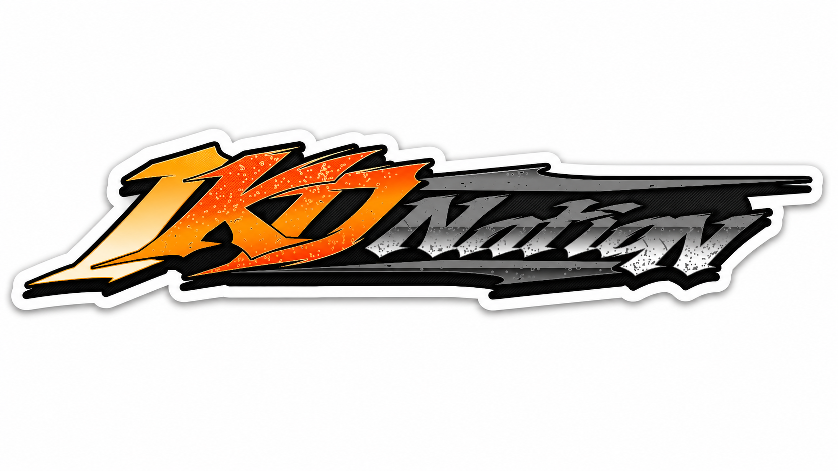 1KD Nation Slap Stickers