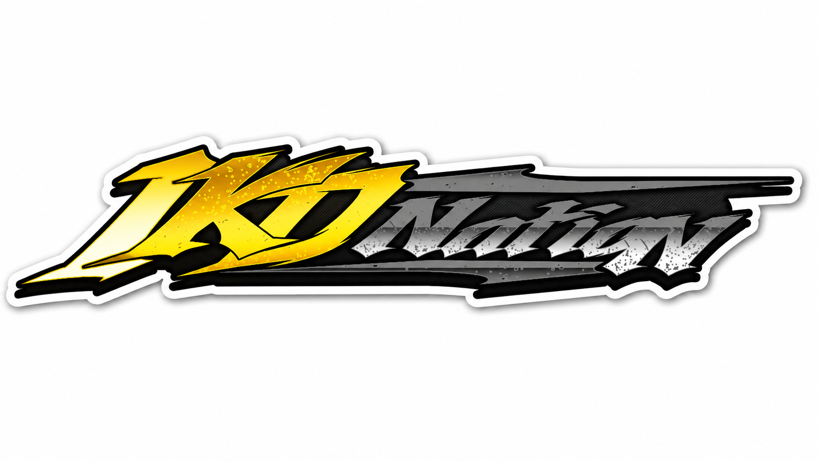1KD Nation Slap Stickers