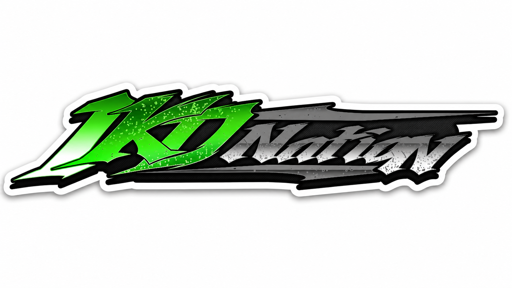 1KD Nation Slap Stickers