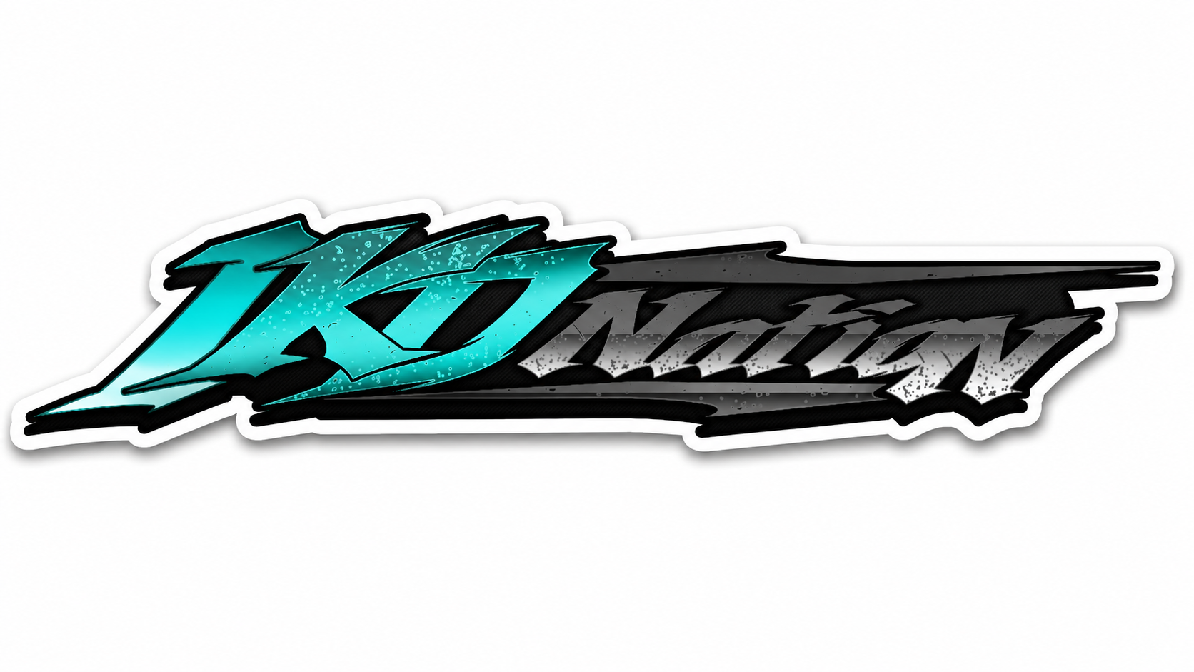 1KD Nation Slap Stickers