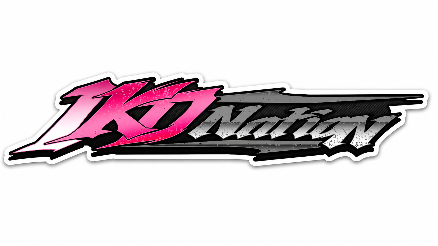 1KD Nation Slap Stickers