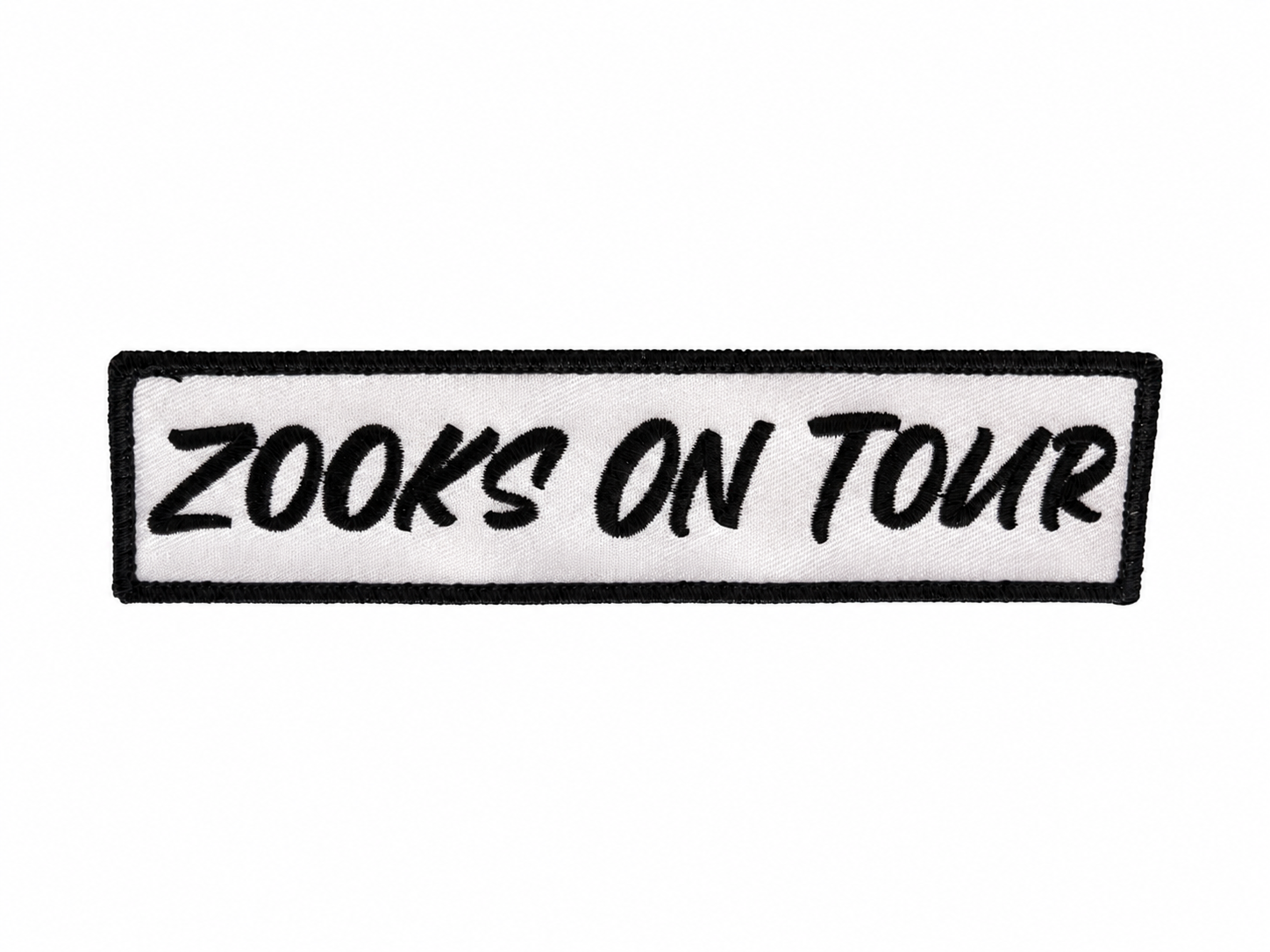 Embroided Zooks on Tour Printed Patch