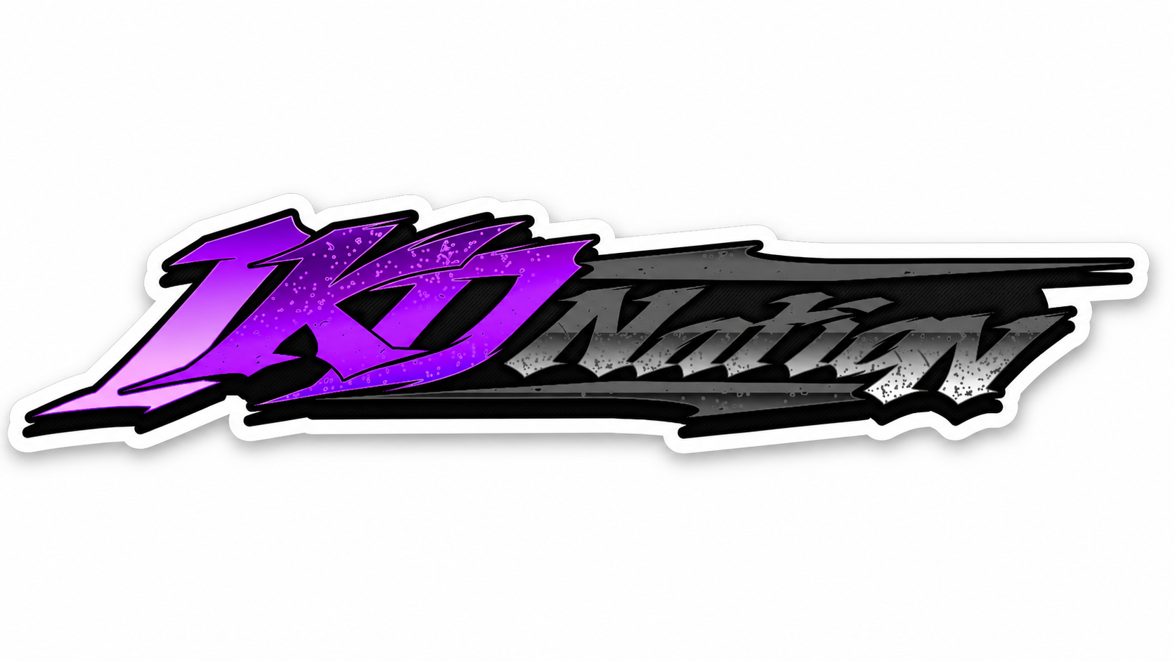 1KD Nation Slap Stickers