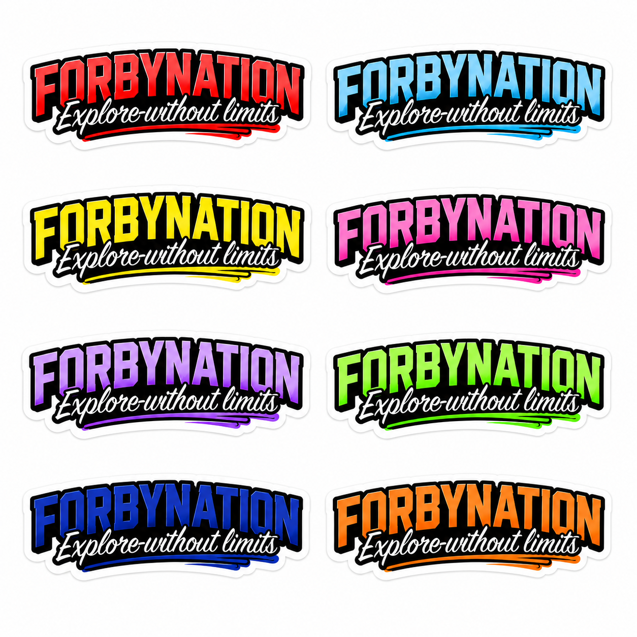 ForbyNation Slap Stickers