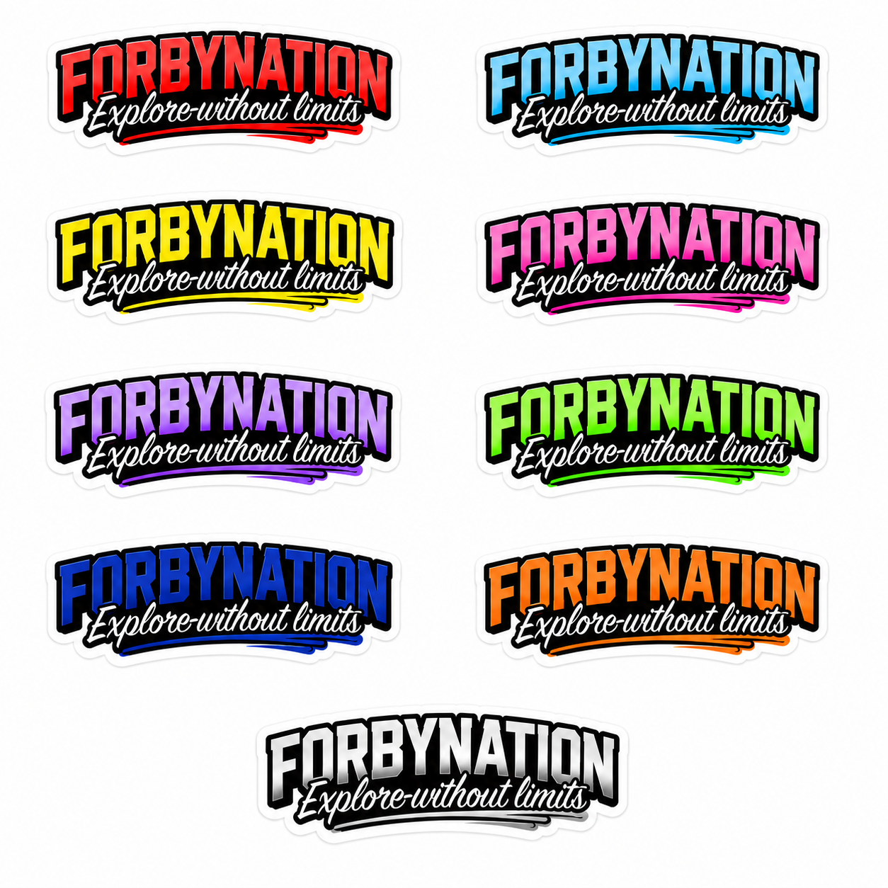 ForbyNation Slap Stickers