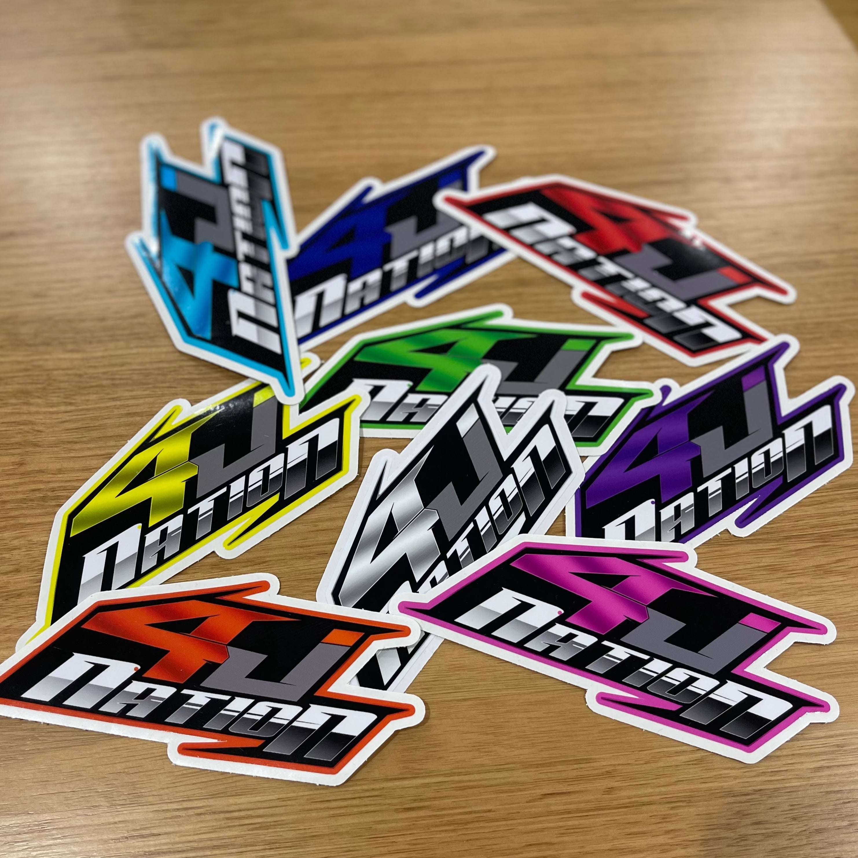 4JNATION Small Stickers