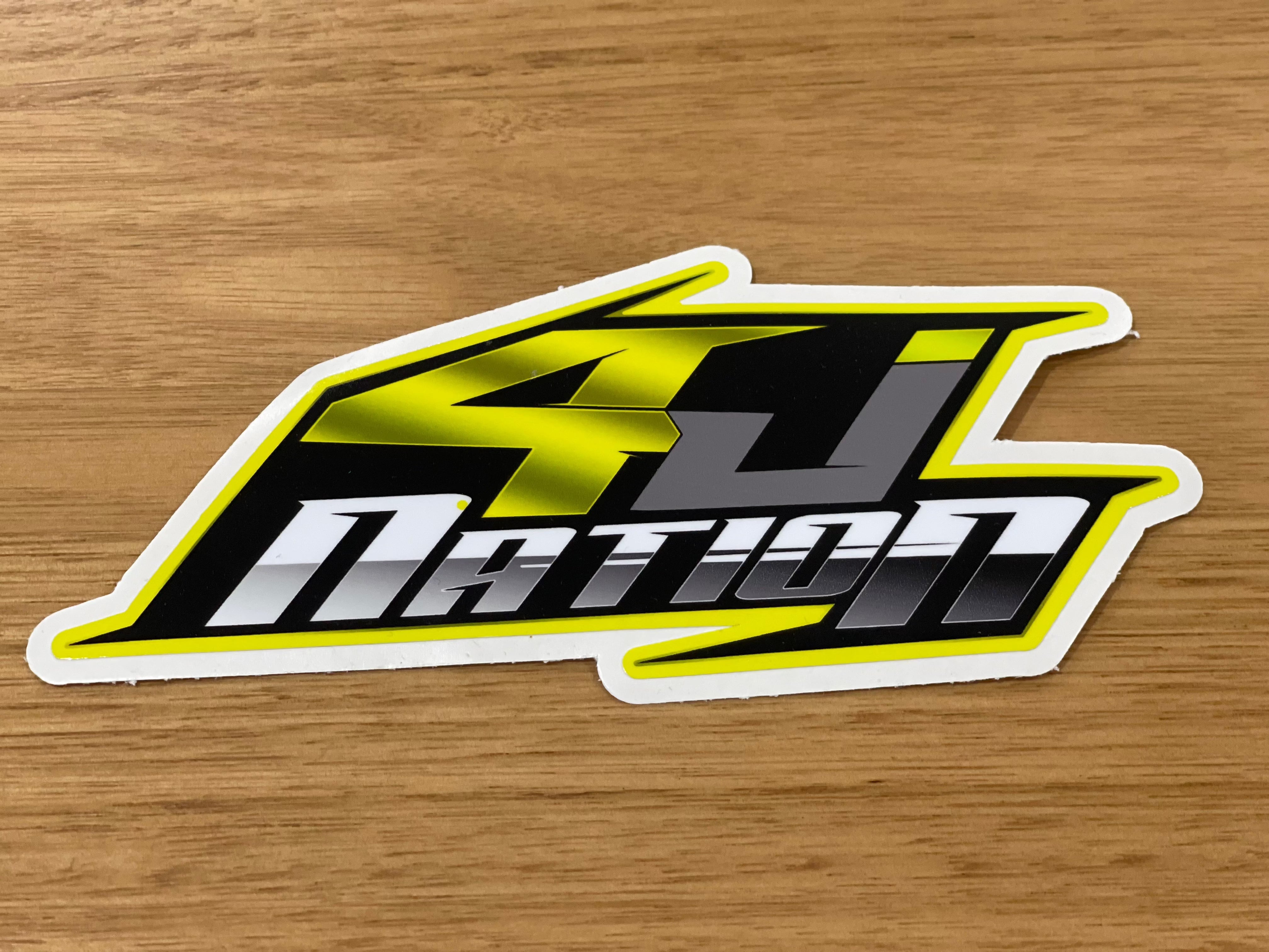 4JNATION Small Stickers